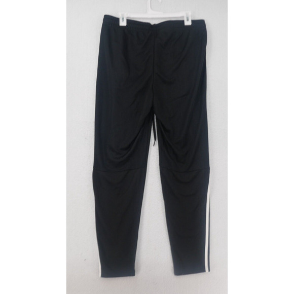 NEW adidas Women's 2X Sereno Pants Black White Stripe Track Pants with Pockets - Picture 10 of 12